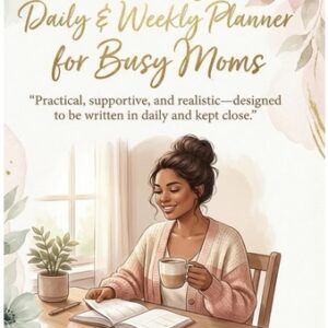 Busy woman needs a daily planner in 2026 template