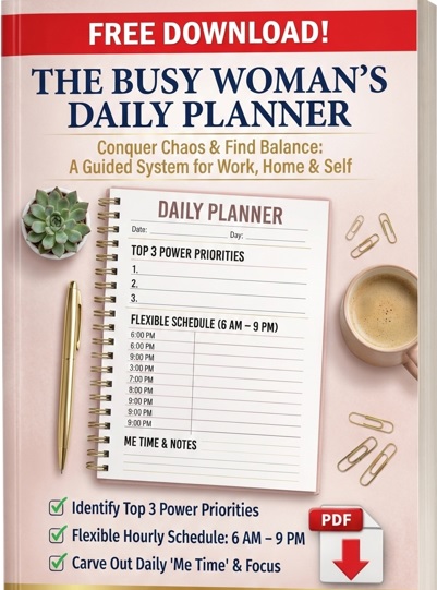 Free 2026 Daily Productivity Planner PDF - Plan Your Day & Boost Productivity
