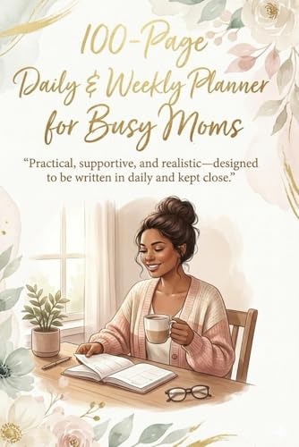 Daily & Weekly Planner for Busy Moms – 100-Page Organized Mom Planner for Tasks, Goals & Time Management - Image 2
