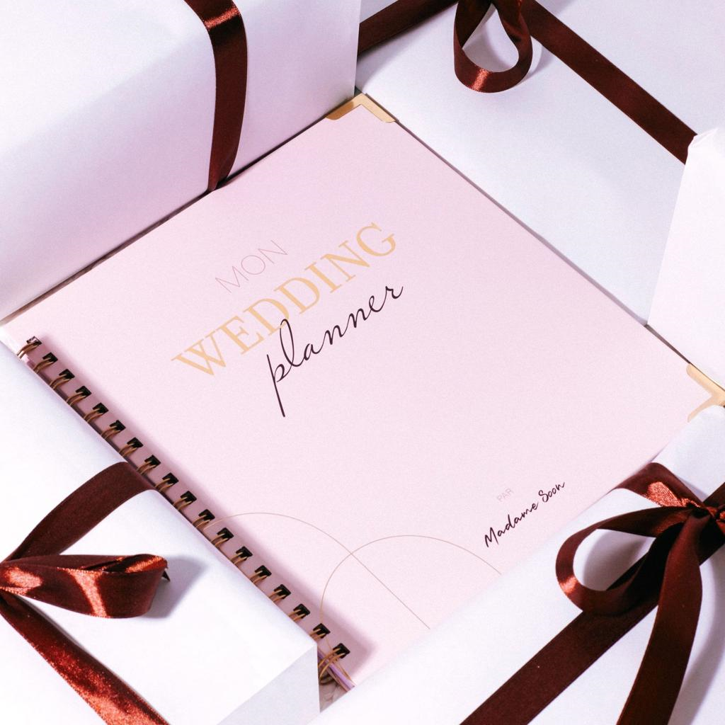 Mother of the Bride Organizer Planner by Guided Planners with elegant minimalist design