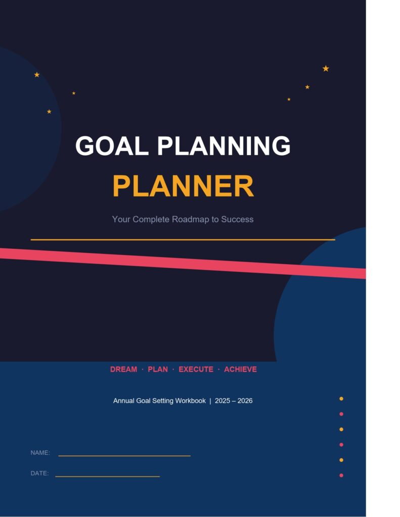 Goal Planning Planner Template Free PDF That Actually Works