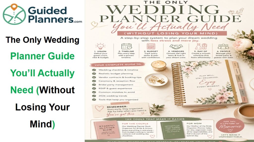 The Only Wedding Planner Guide You’ll Actually Need (Without Losing Your Mind)