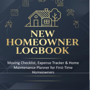 New Homeowner Logbook: Moving Checklist, Expense Tracker & Home Maintenance Planner for First-Time Homeowners