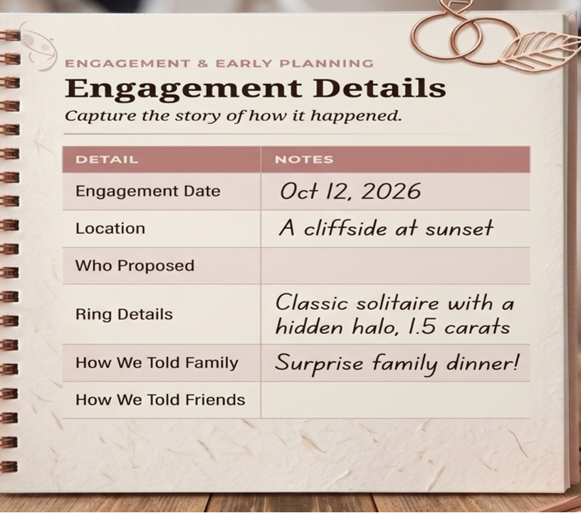 Vendor Planning Page